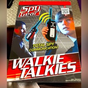 NWT NIB NEW Spy Gear Walkie Talkies 70129 ages 6+ Retired Cool Toy